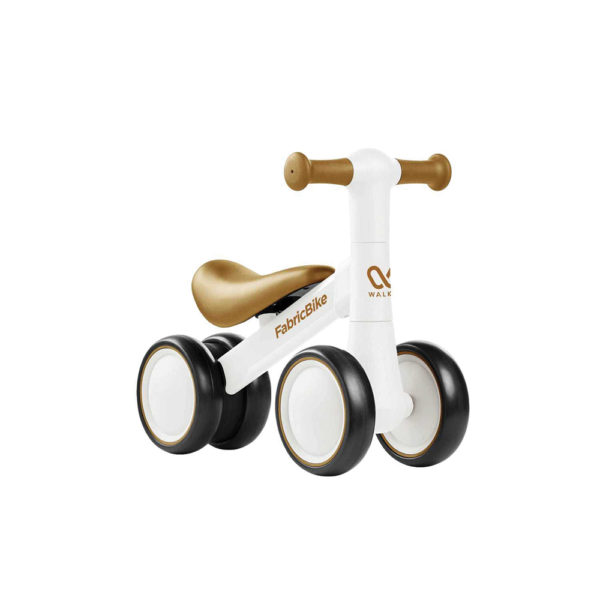 Vélo sans pédales pour enfants FabricBike. La première draisienne pour enfants au design minimaliste. Comprend : · Vélo assemblé à 95 % · Roue double pour une meilleure stabilité. · Selle confortable et poignées de protection. · Rotation maximale de 135° pour éviter les chutes.