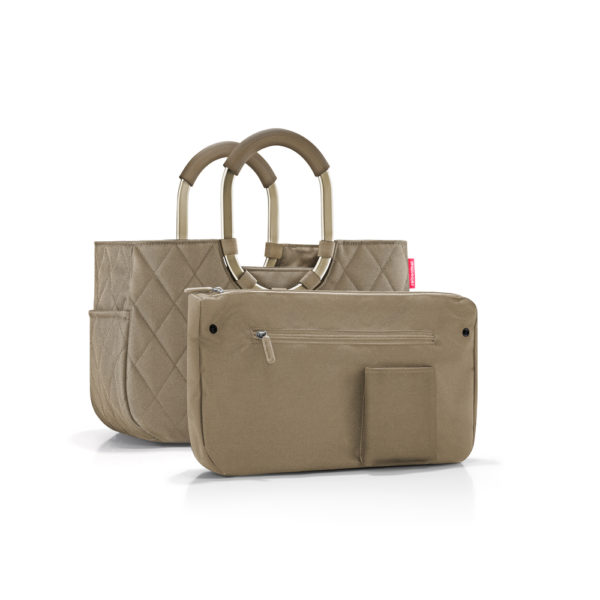 REISENTHEL Loopshopper M Rhombus Olive – Image 3