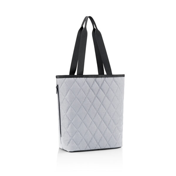 REISENTHEL Classic Shopper M Rhombus Light Grey