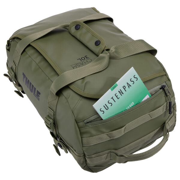 THULE CHASM DUFFEL 30L Olive – Image 6