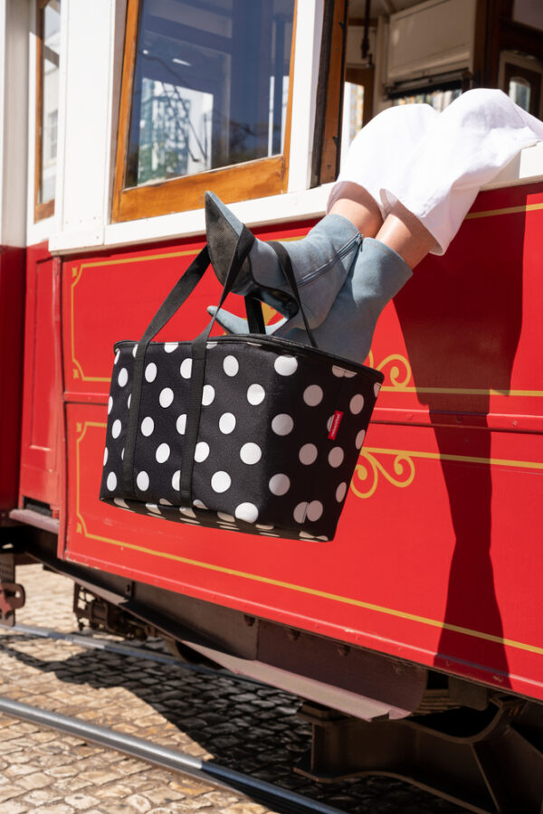 REISENTHEL Coolerbag Dots White – Image 2