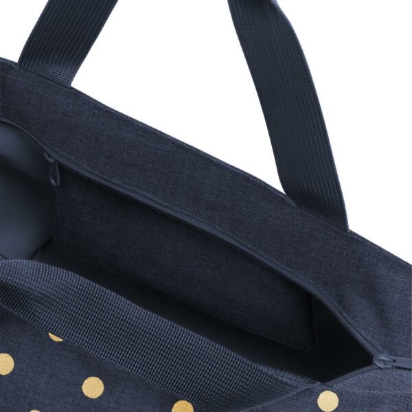 REISENTHEL Shopper M Mettalic Dots Blue – Image 4