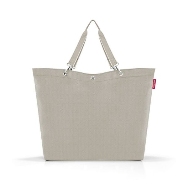 REISENTHEL Shopper XL Herringbone Sand – Image 2